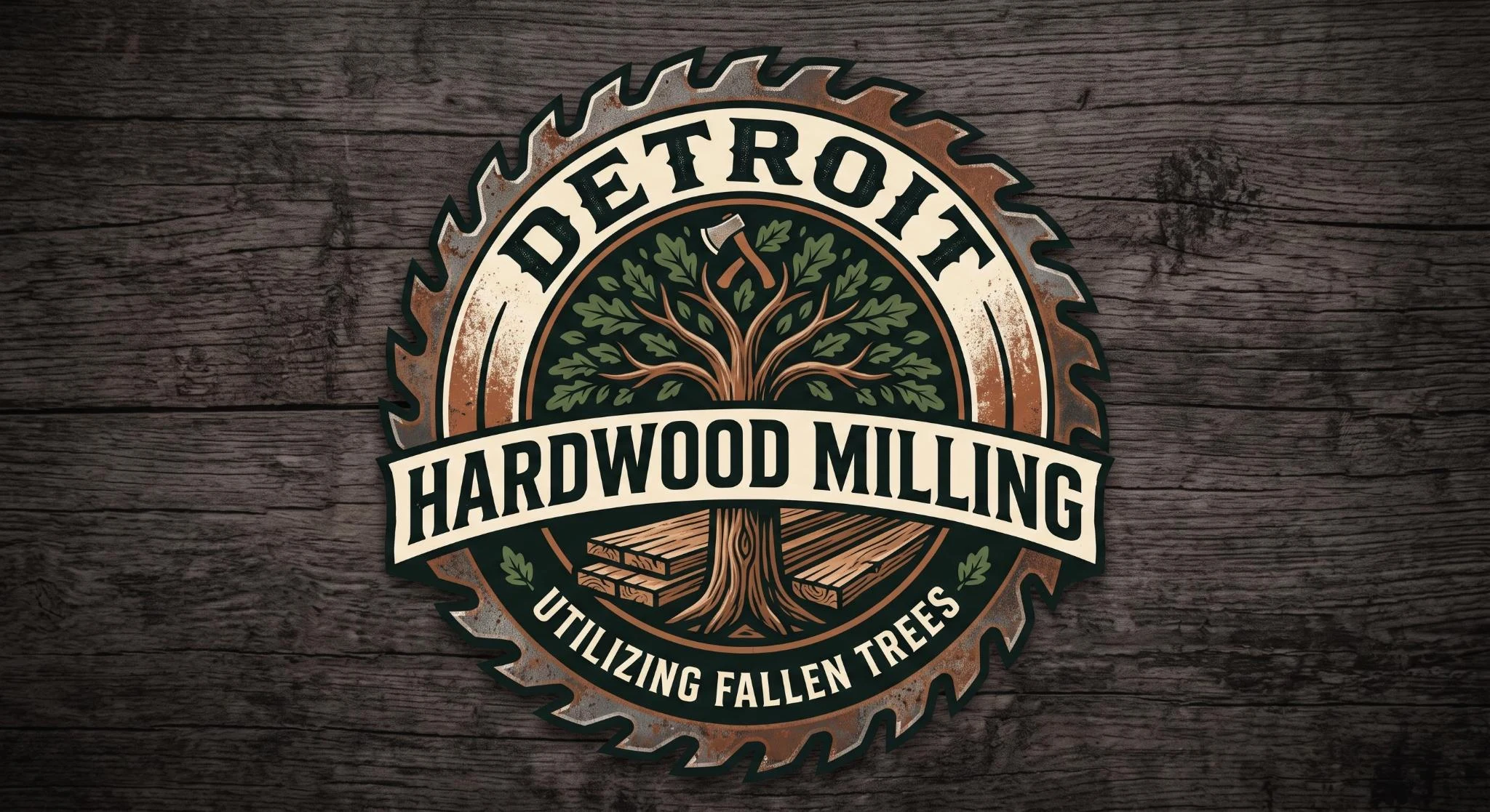 Detroit Hardwood Milling — utilizing fallen trees